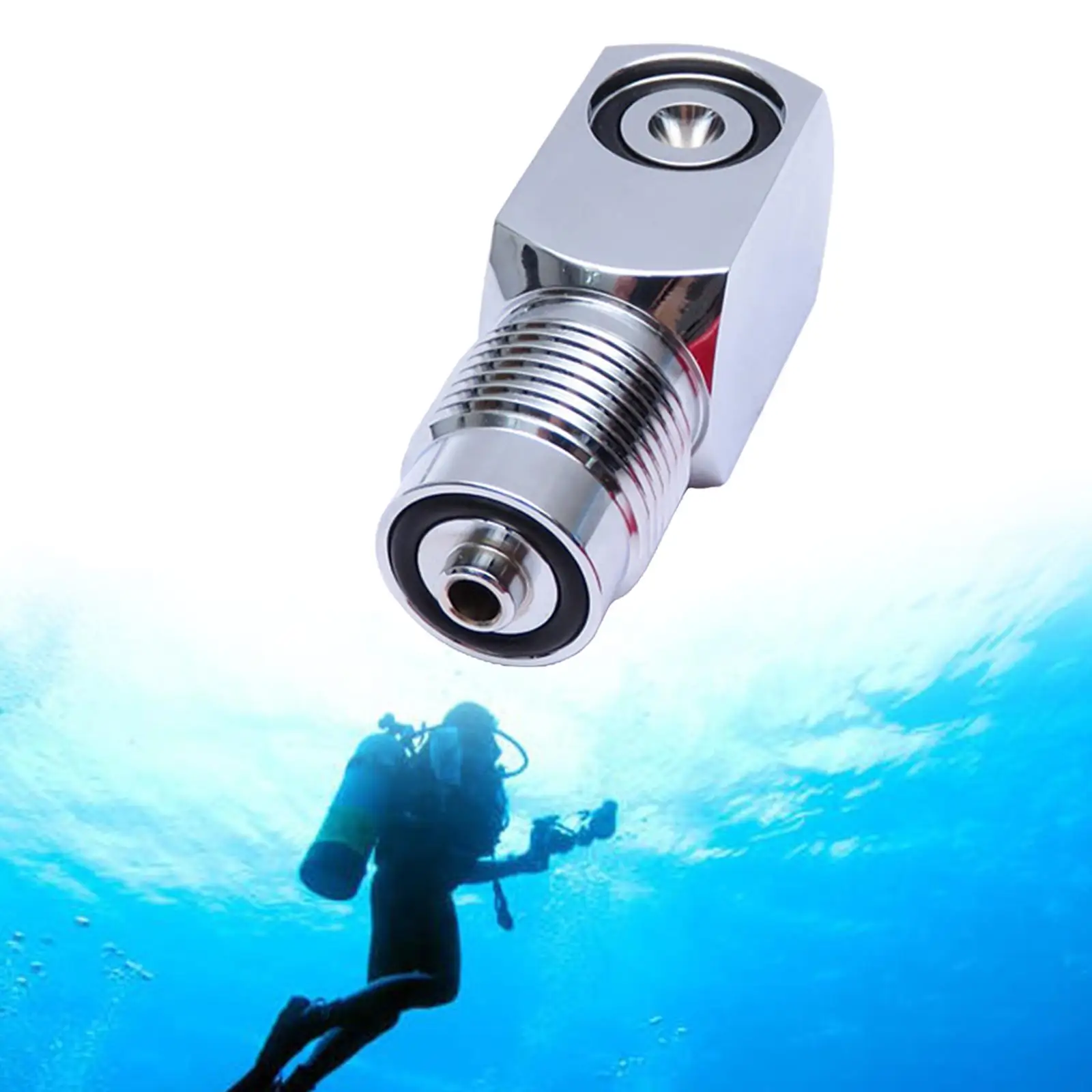 High Pressure Scuba Diving Adaptor Insert Regulator Easy to Use Breath Accessories