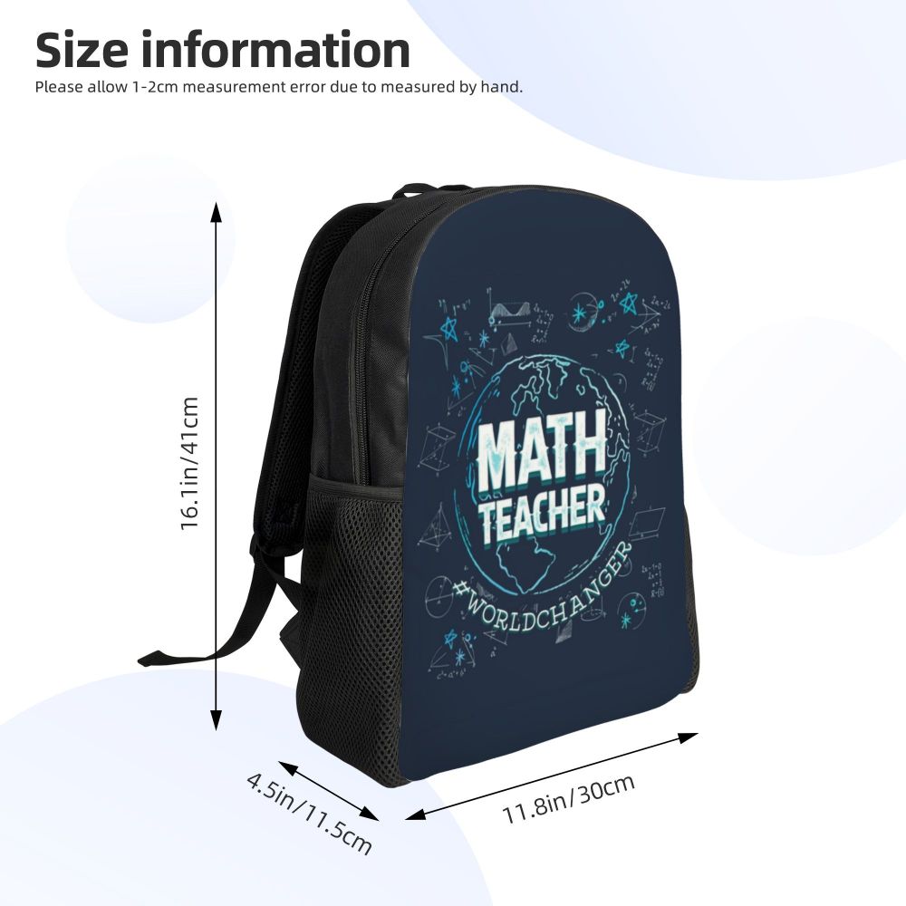 Math Teacher Bag, School College Bag, Mathematics