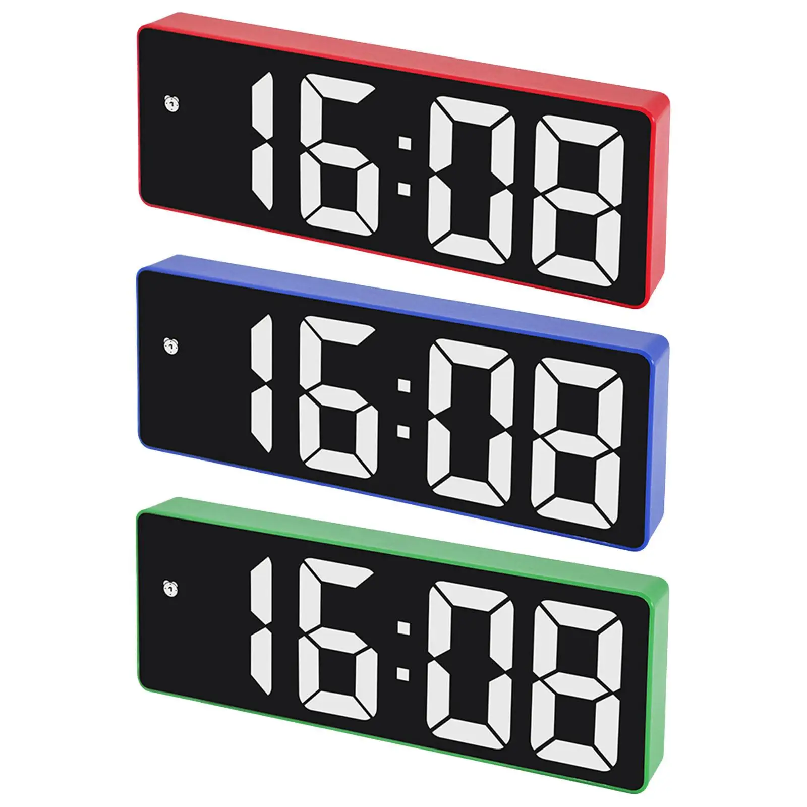 Digital Alarm Clock 6.3 inch Large Display 12/24H for Office Bedside Kids