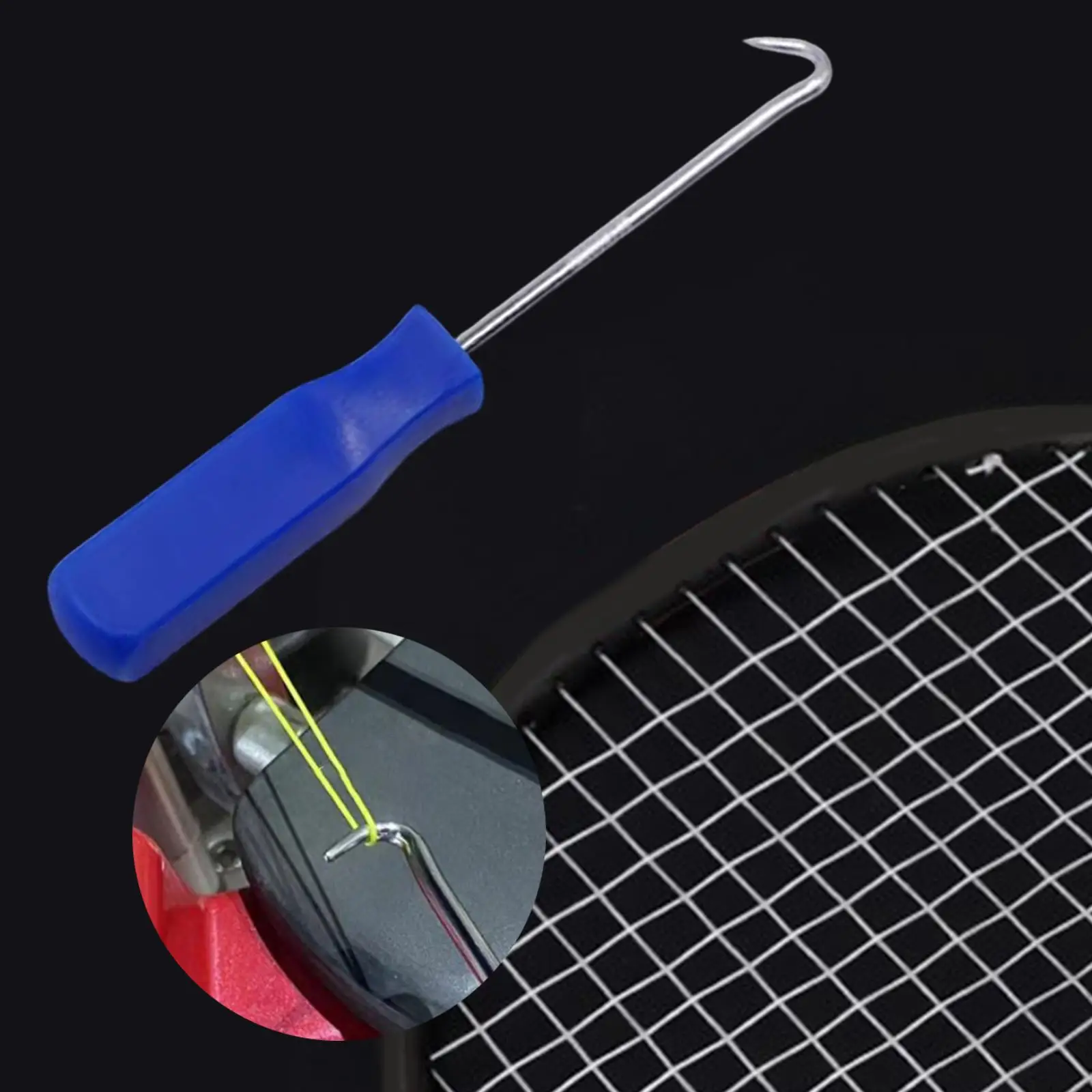 Tennis Racket Stringing Tool Racket String Auxiliary Tool Repair 14cm Blue