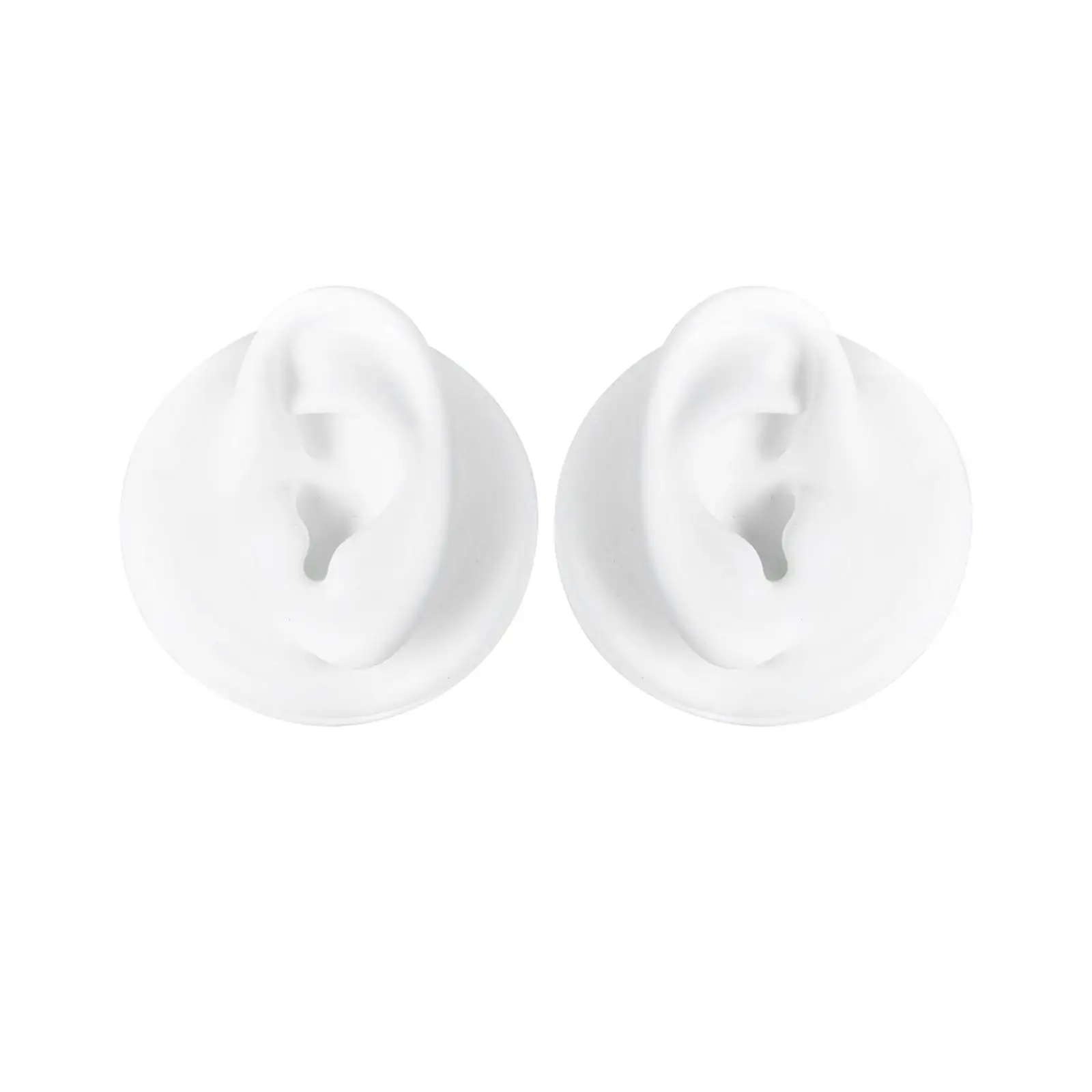 Silicone Ear Model Multipurpose Reusable for Practicing Earrings Jewelry Display