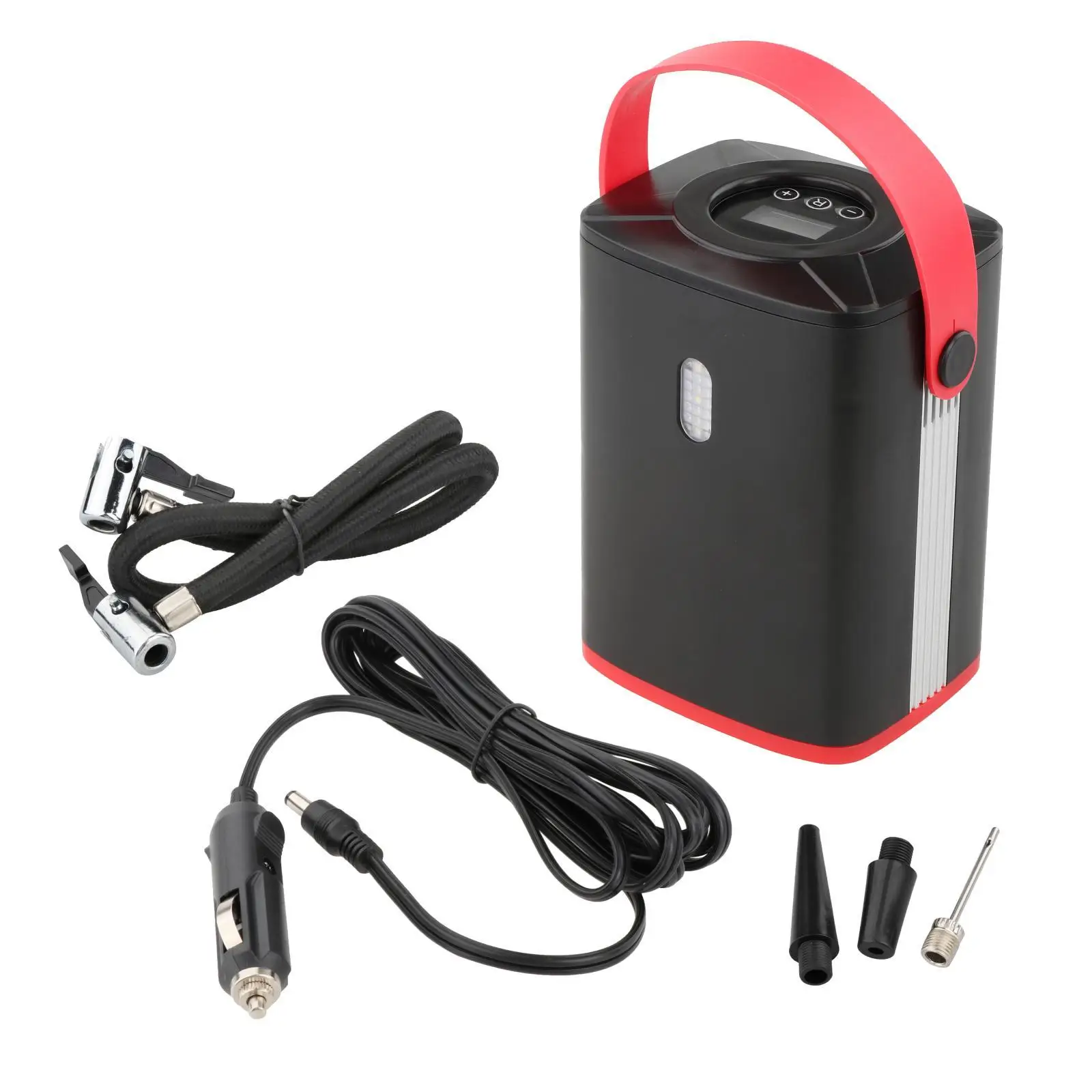 Car Tyre Inflator DC 12V 150 PSI with LED Light Tyre Pump for Bikes Balls /Shut Off Emergency Flashlight Tyre Inflation