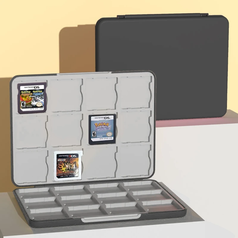 Cartões jogo portáteis 24 em 1, capa