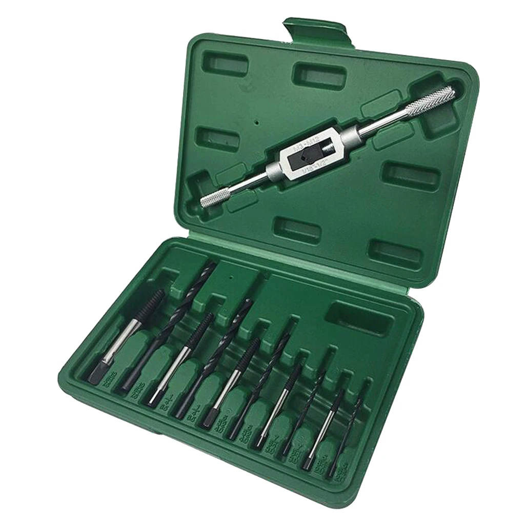 11Pc Damaged Screw Extractor And Remove Set Easily Remove Damag Screw