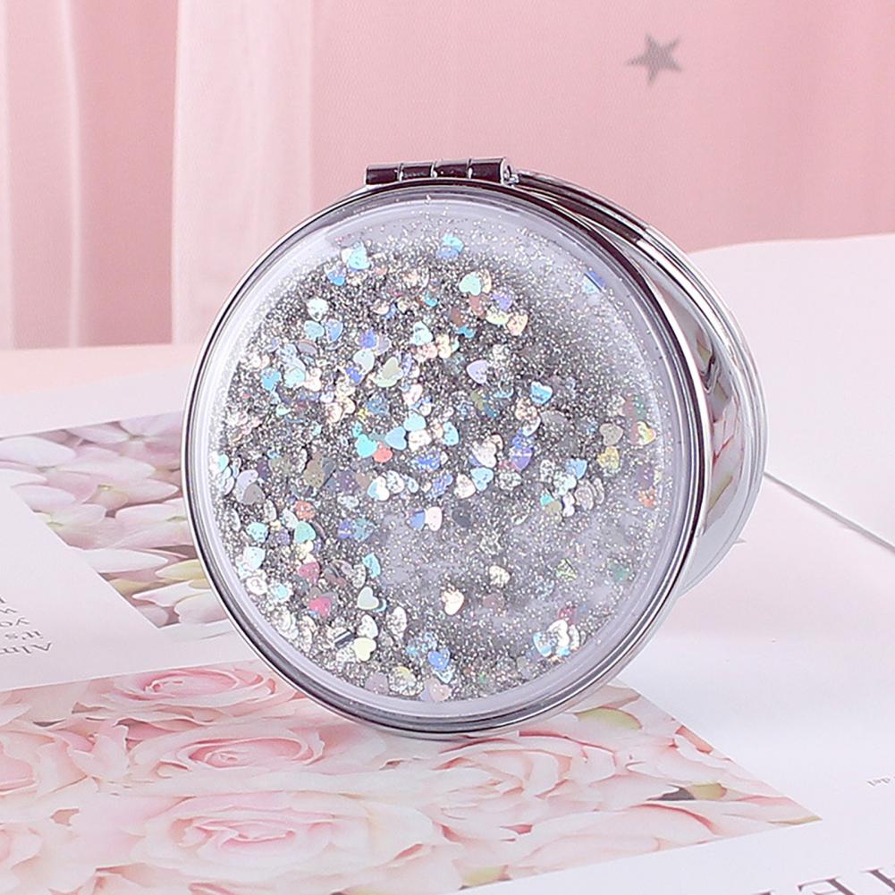 Best of Makeup Mirror Chic Hand Mirror Pocket Mirror Square And Round Shape Pocket Mirror Nice Appearance Vanity Mirror Girl Present Reviews & Tips