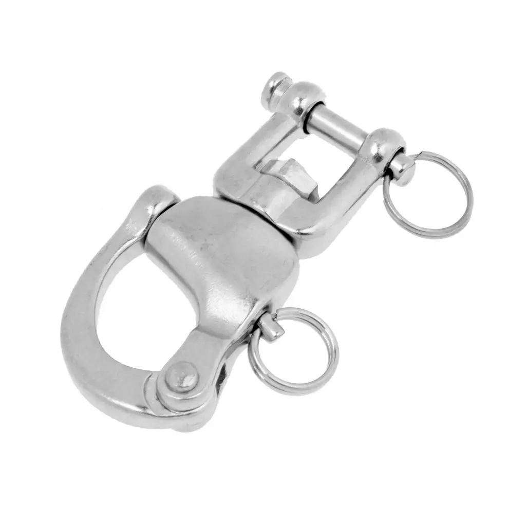 Stainless Steel Swivel Rotary Snap Shackle Marine Boat Yacht Sailing Hardware