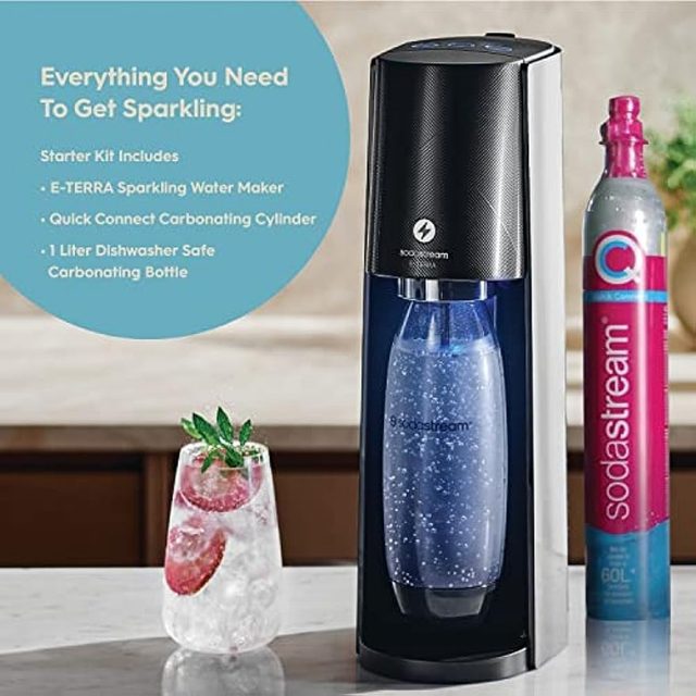 ソーダストリーム イーテラ(soda stream E-TERRA)black ソーダストリーム イーテラ(soda stream E-TERRA)black