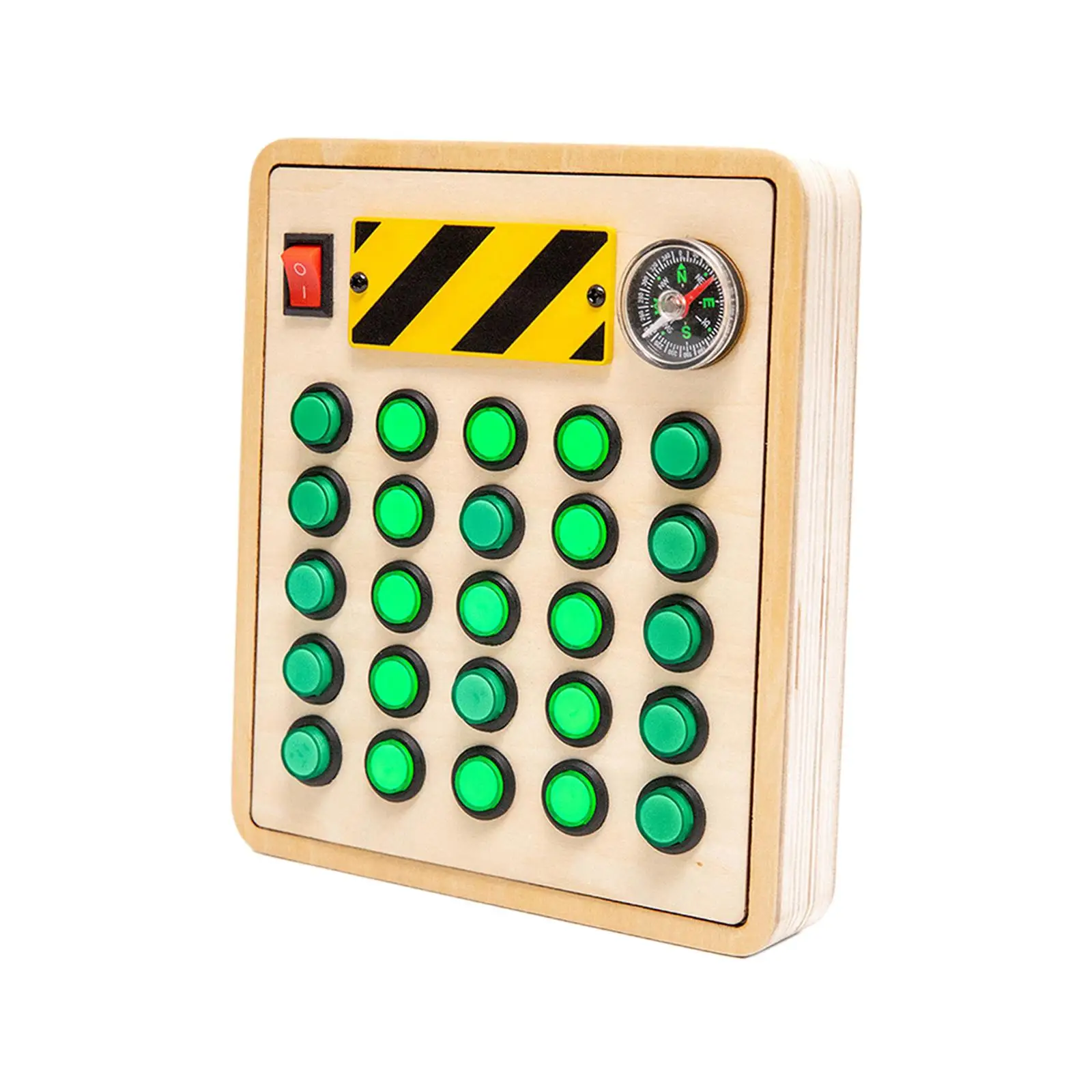 Wooden Montessori Fine Motor Skill Toys Electronic for Activities Preschool