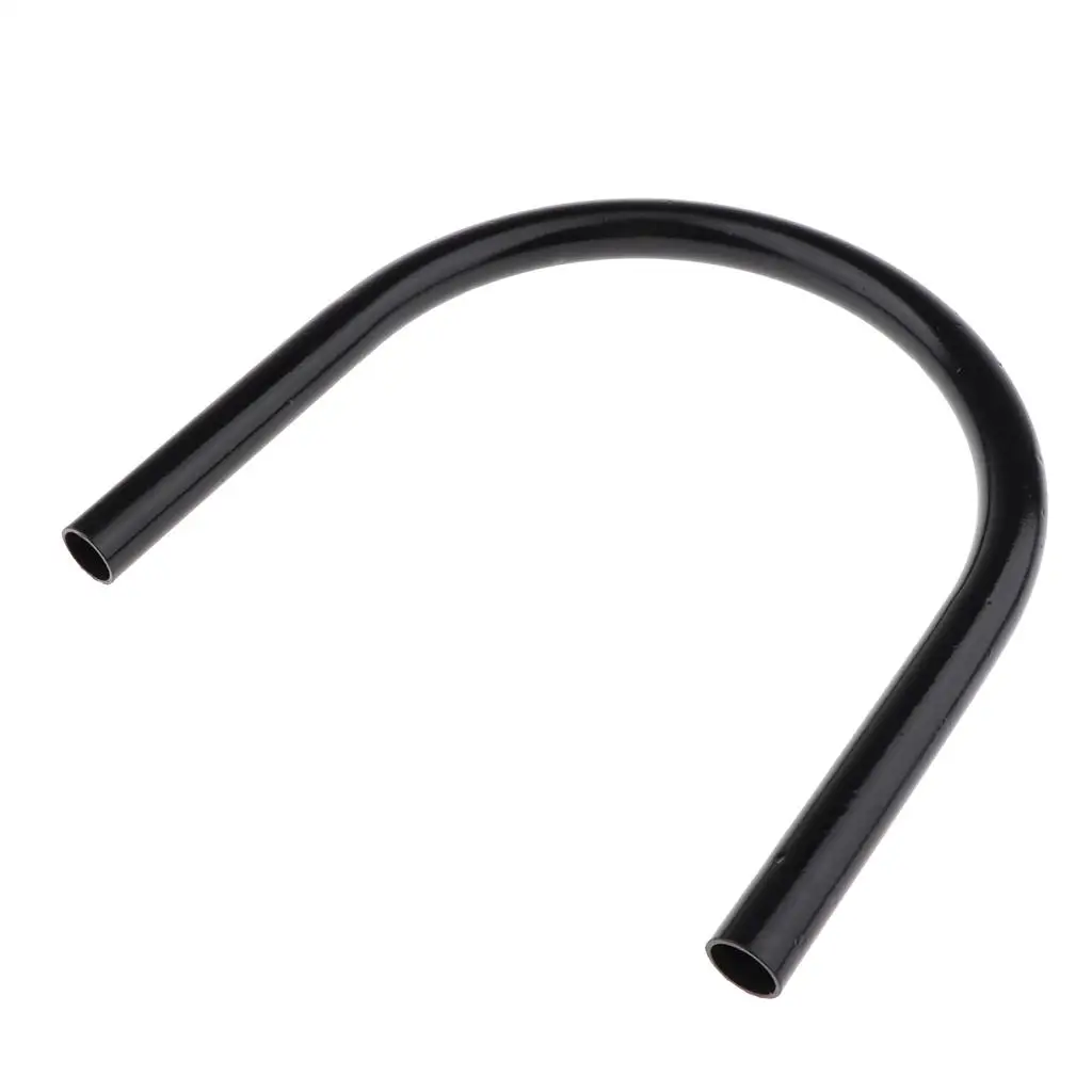 Black 230mm 9 inch Metal Rear Seat Frame Hoop Safety Grab Bar Hand Rail for Motorcycle Universal 