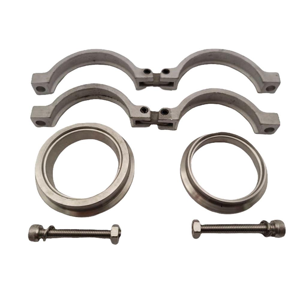 Stainless Steel V Band New Flang/Clamp Set for Tial 44mm Wastegate 