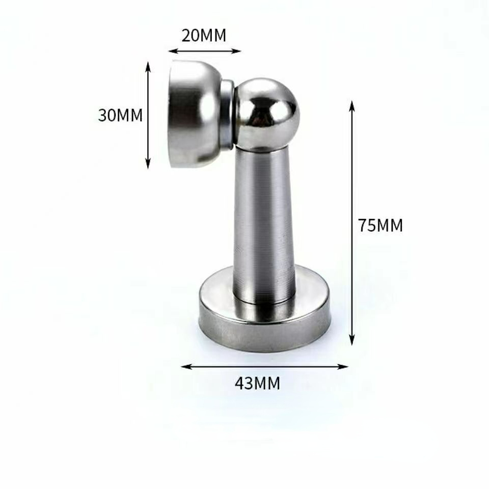 Description Picture 2 of item1PC Latest Stainless Steel Super Magnetic/Door Wall and Floor Absorber