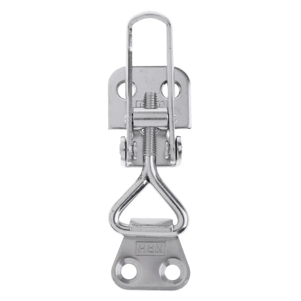 Marine Grade Stainless Steel Anti-Rattle Hold Down Clamp Hasp Clasp Latch -