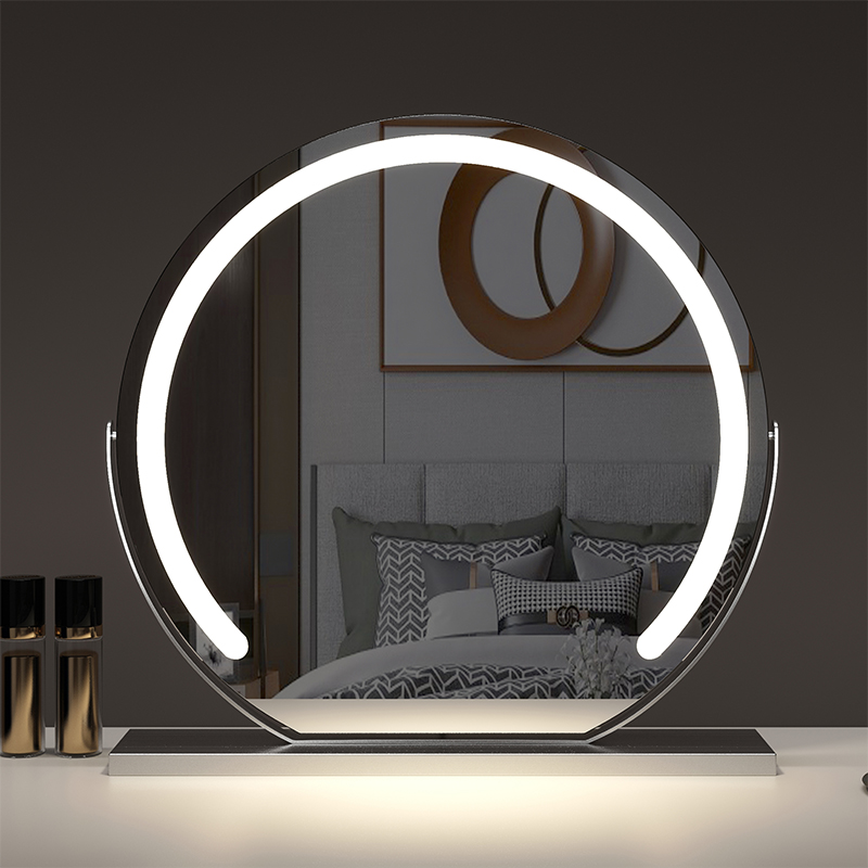 Best of Vanity Mirror With Lights LED Round Makeup Mirror For Bedroom With 10X Magnification Smart Touch Dimmable 3 Modes 360 Rotation Reviews & Tips