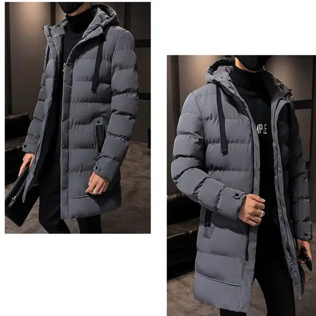 Abrigos de invierno para hombre, chaqueta acolchada larga con  abrigo de plumón Hoddiesodies Chaqueta de nieve para hombres, Vino : Ropa,  Zapatos y Joyería