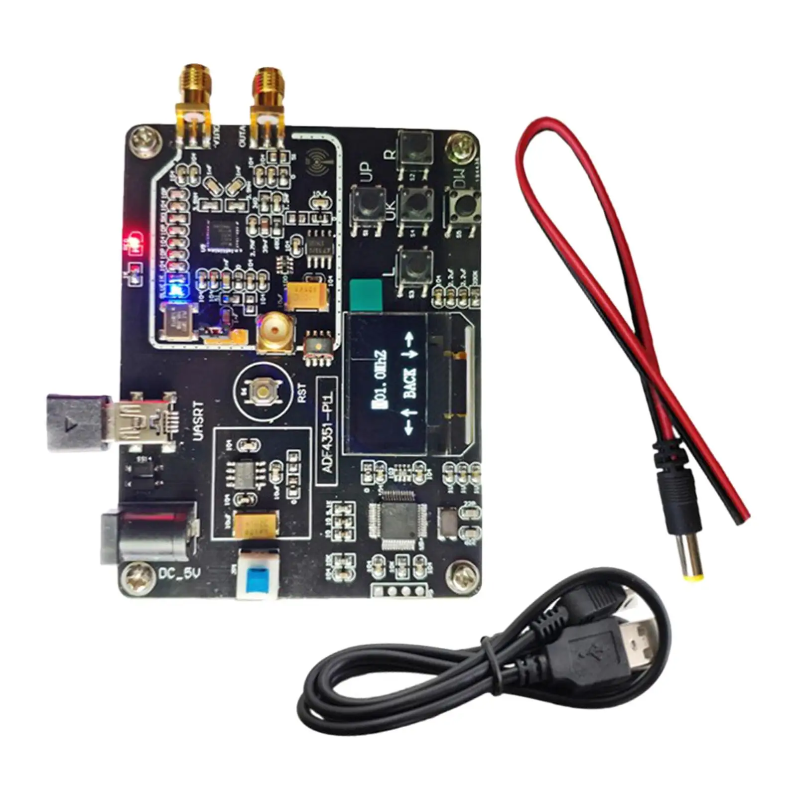 Development Board RF Signal Source Phase Locking Loop USB and Serial Port Integrated Module Board