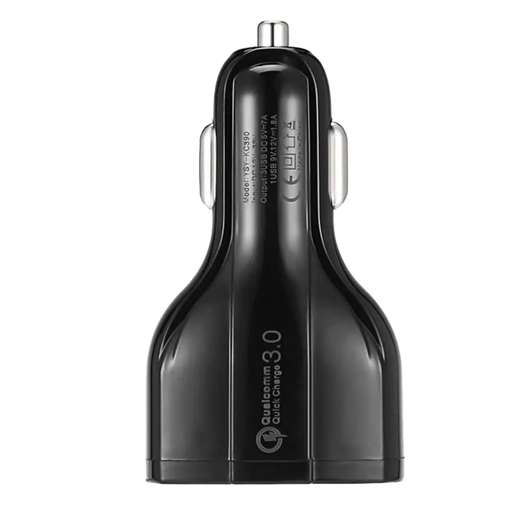 3.0 Car Fast Charger 3USB Car Charger Support Simultaneous Output