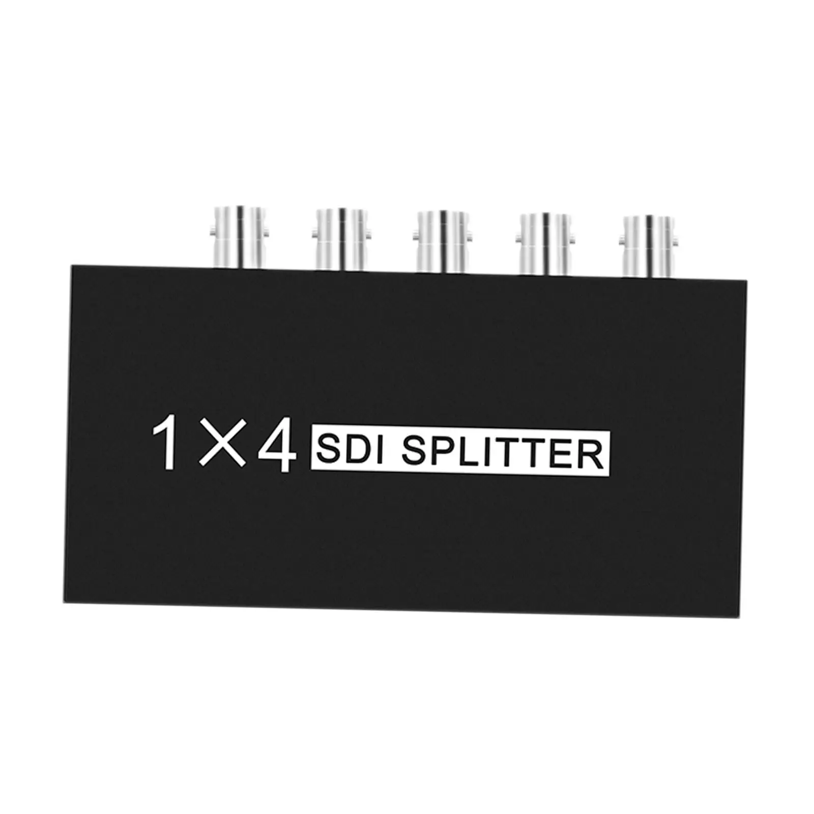1x4 Switcher Transmission 1 Input and 4 Outputs SDI Splitter EU Adapter for DVR Camera TV Monitor