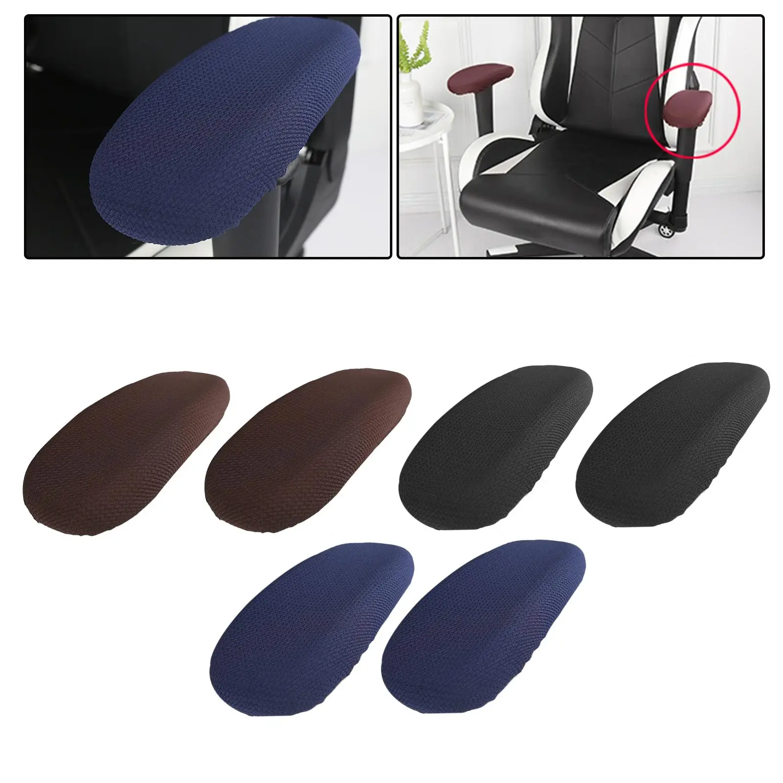 Armrest Slipcover Wheelchair Arm Rest Slipcovers for Dining Room Chair,