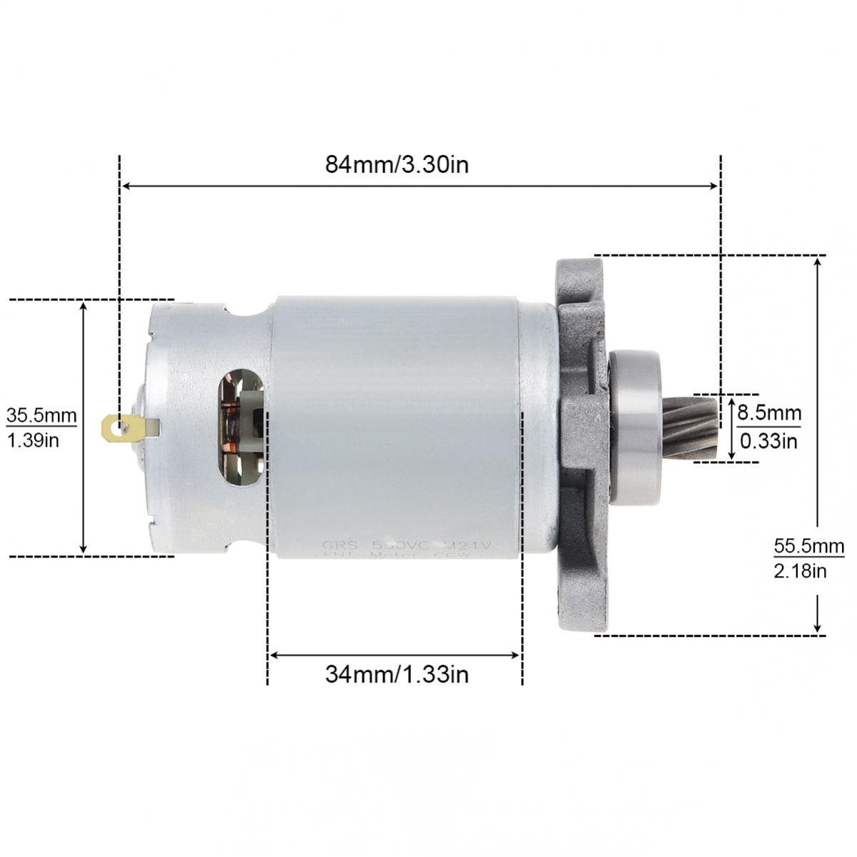 moteur courant continu dents avec engrenage dents pour scie sabre déterminer la scie électrique au lithium