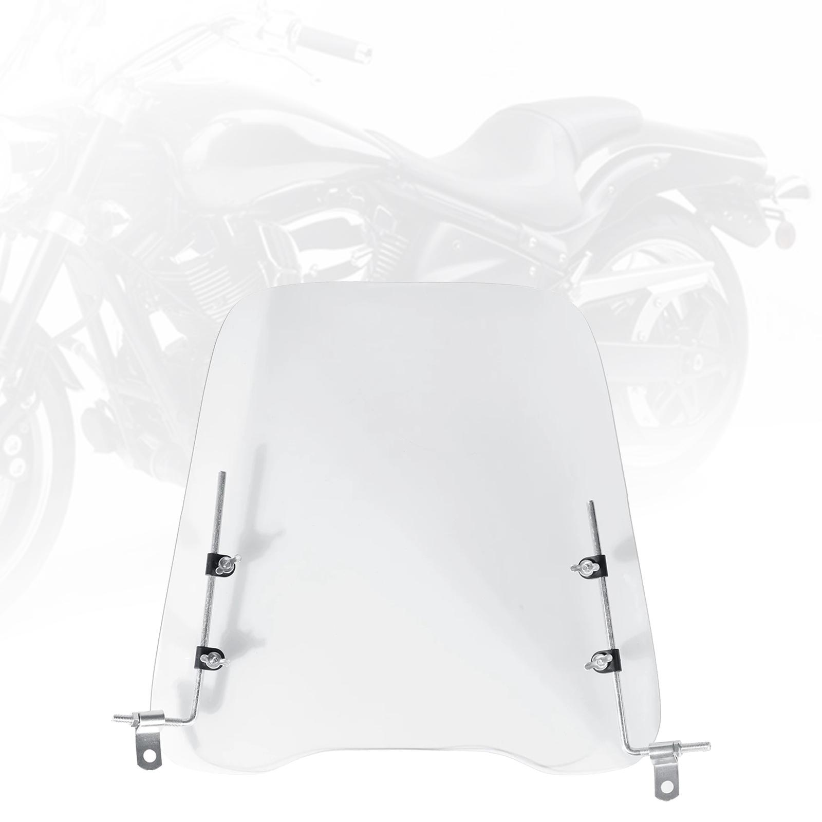 Universal Motorcycle Windscreen PC Wind Deflector Windshield for Suzuki