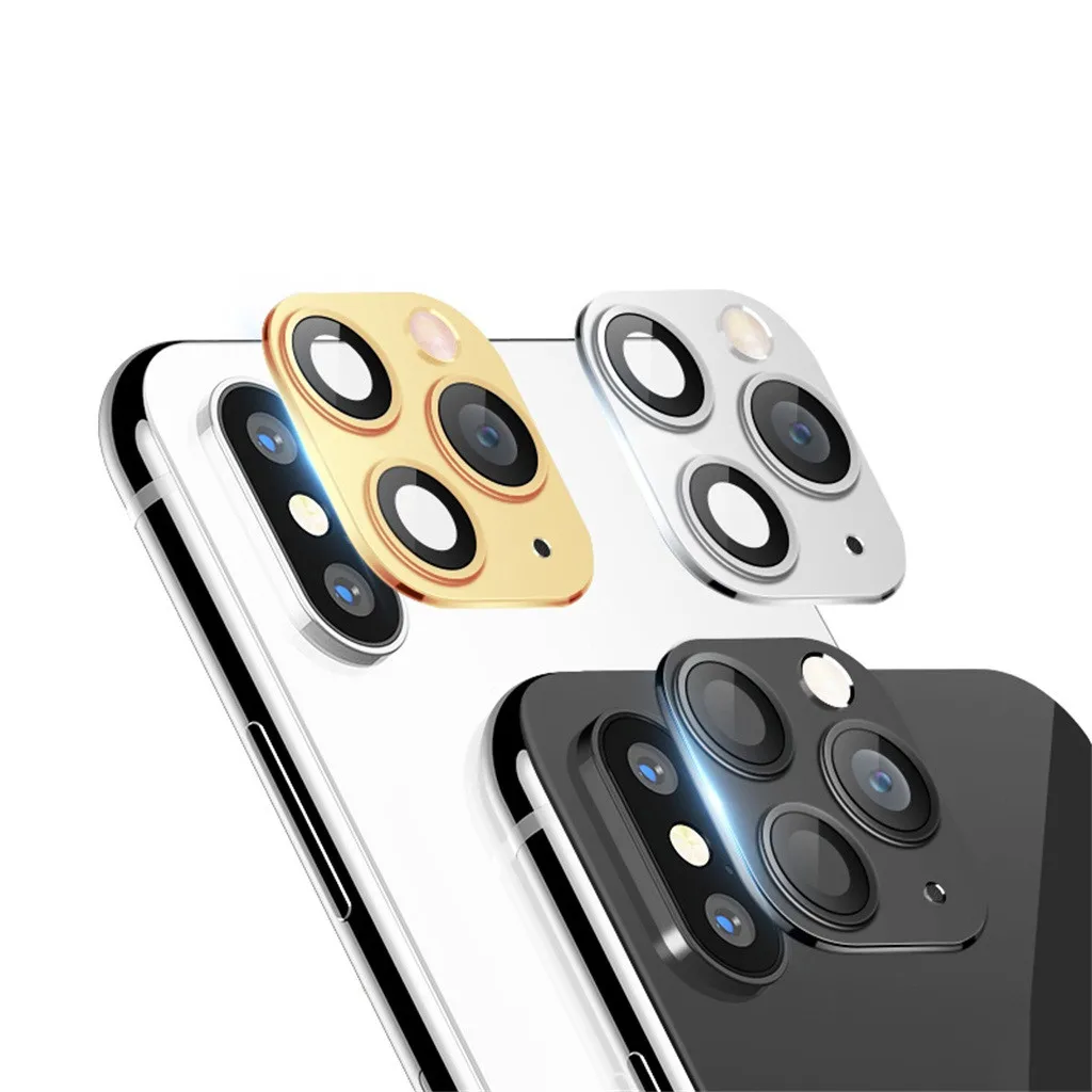 android camera lens Phone Lens Cover For IPhone X/XS/XS Max to 11 Pro /ProMAX Camera Lens Film Protector Ring Cover Fake Modified Sticker In Stock google lens compatible phones