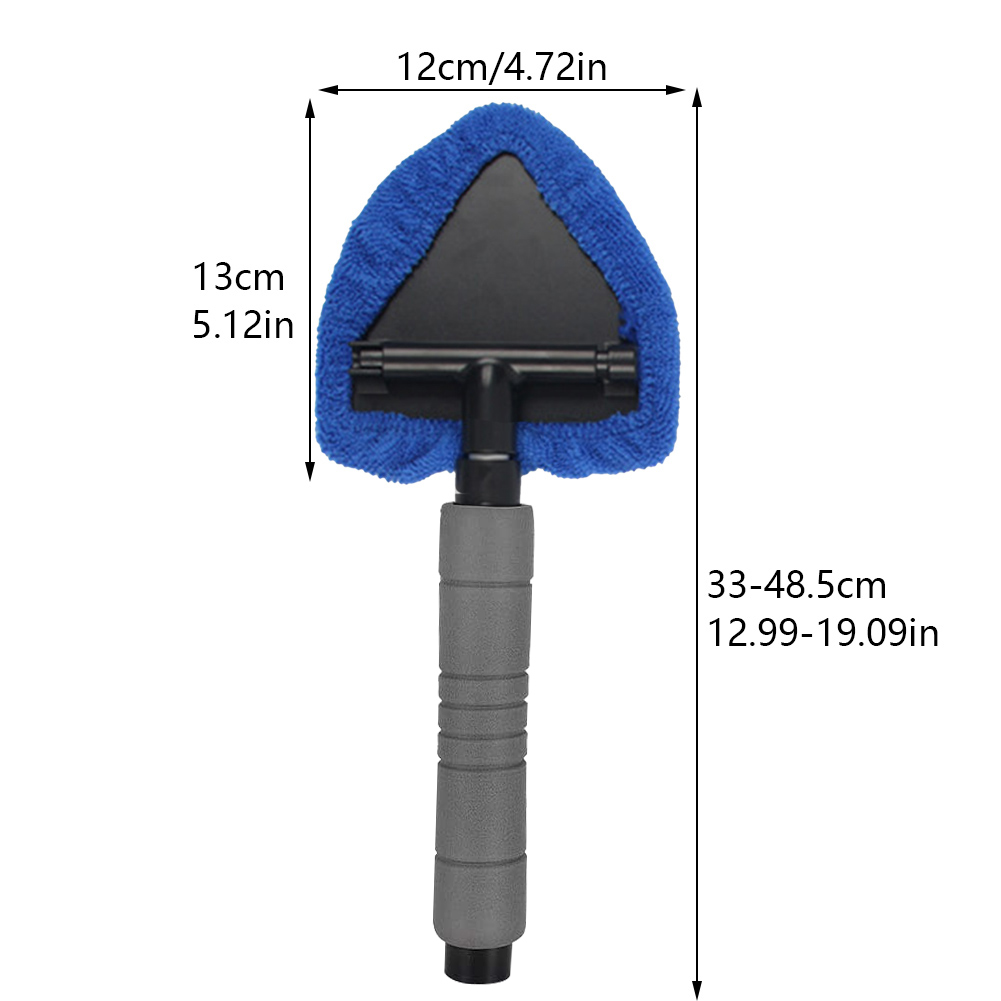 Моющийся стеклоочиститель для автомобиля, дома, инструменты для стекол,  тканевая накладка, снаружи, внутренняя отделка, раздвижная ручка,  очиститель окон автомобиля | AliExpress