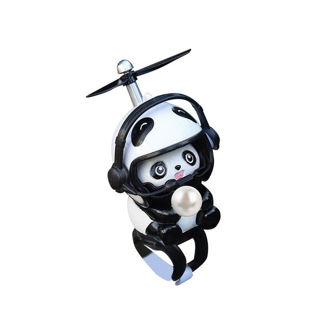 Bike Handlebars Mount Doll with Propeller Bike Handlebar Accessories Motorcycle Handlebar Ornament for Electric Vehicles