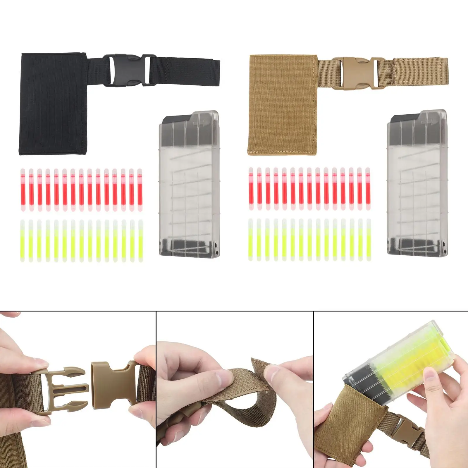 Tactical Marking Light Dispenser Signal Sticks Survival Kit Pouch Hanger