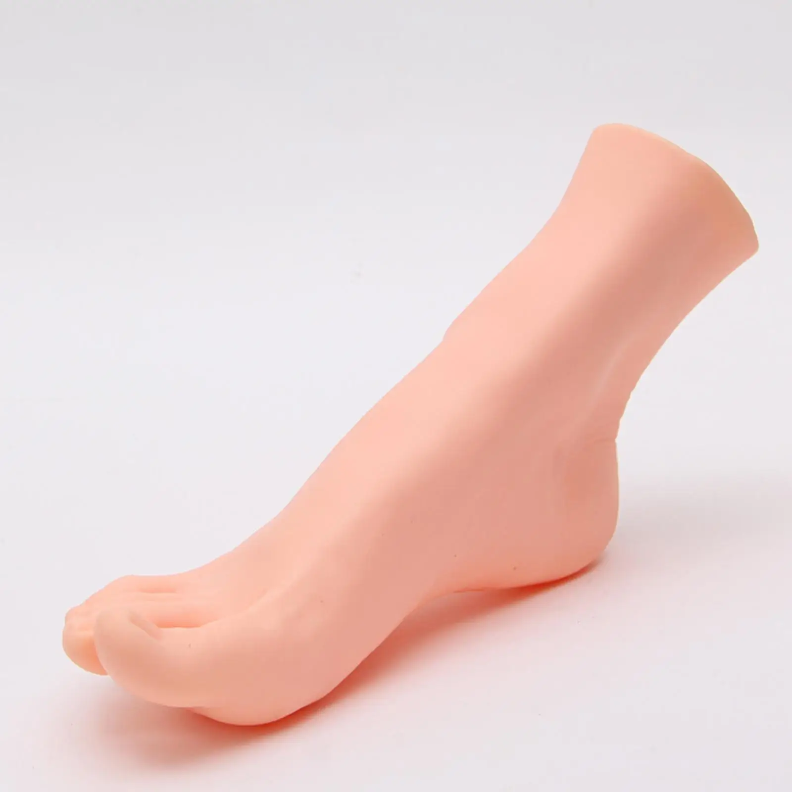 Soft Lifesize Female Mannequin Foot Fake Manicure Movie Props Jewerly Sandal Shoe Sock Display Art Sketch Nail Shoes Display