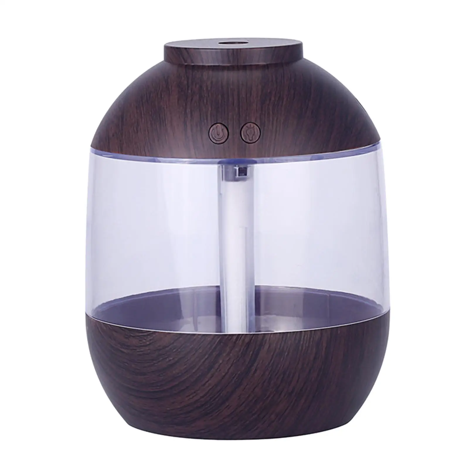 Wood Grain Cool Mist Humidifier Quite with Night Lamp USB Essential Oil for Bedroom Room