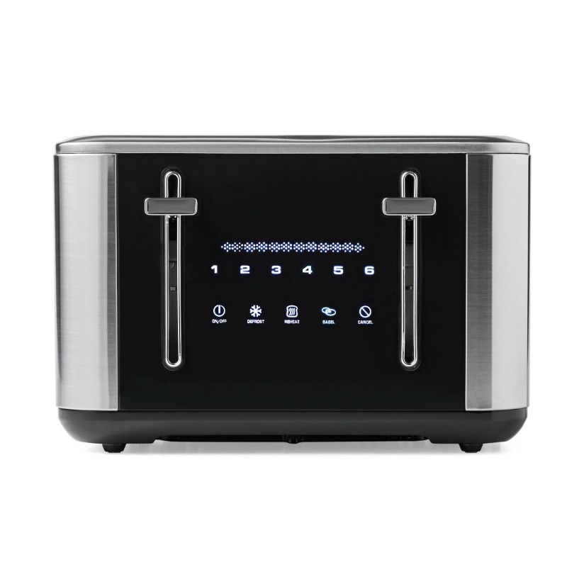 Title 2, Touchscreen 4-Slice Toaster, Stainless Steel an...