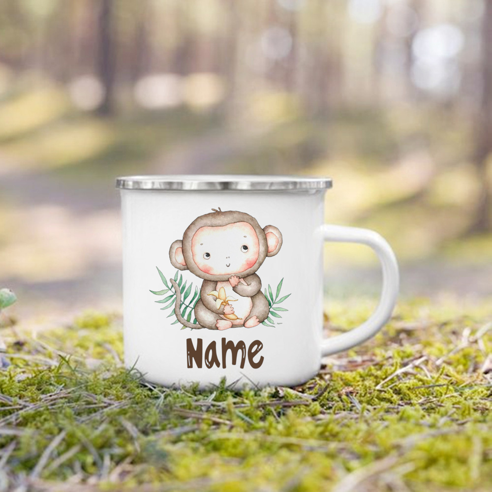 Personalized Wild Animal with Name Cup Custom Child Wild Party Juice Milk Mug Boy Girl Handle Cup Birthday Favors Gifts for Kids 13 Sd4820e814bf74b7091c1971f1bccf464p