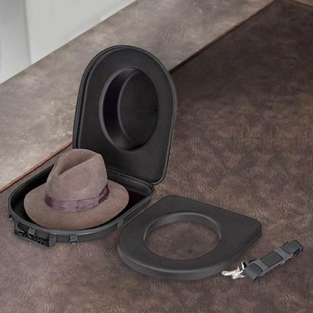 Hat Storage Box Felt Hat Box Organizer Round Travel Hat Boxes With Zippered  Lid Hat organizer box hat organizer hat travel case - AliExpress