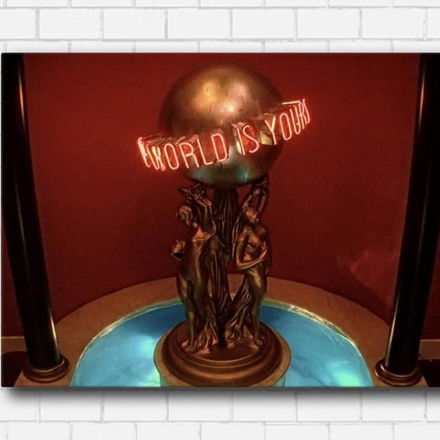 The World is Yours Resin Paperweight Statue Collectible Statue