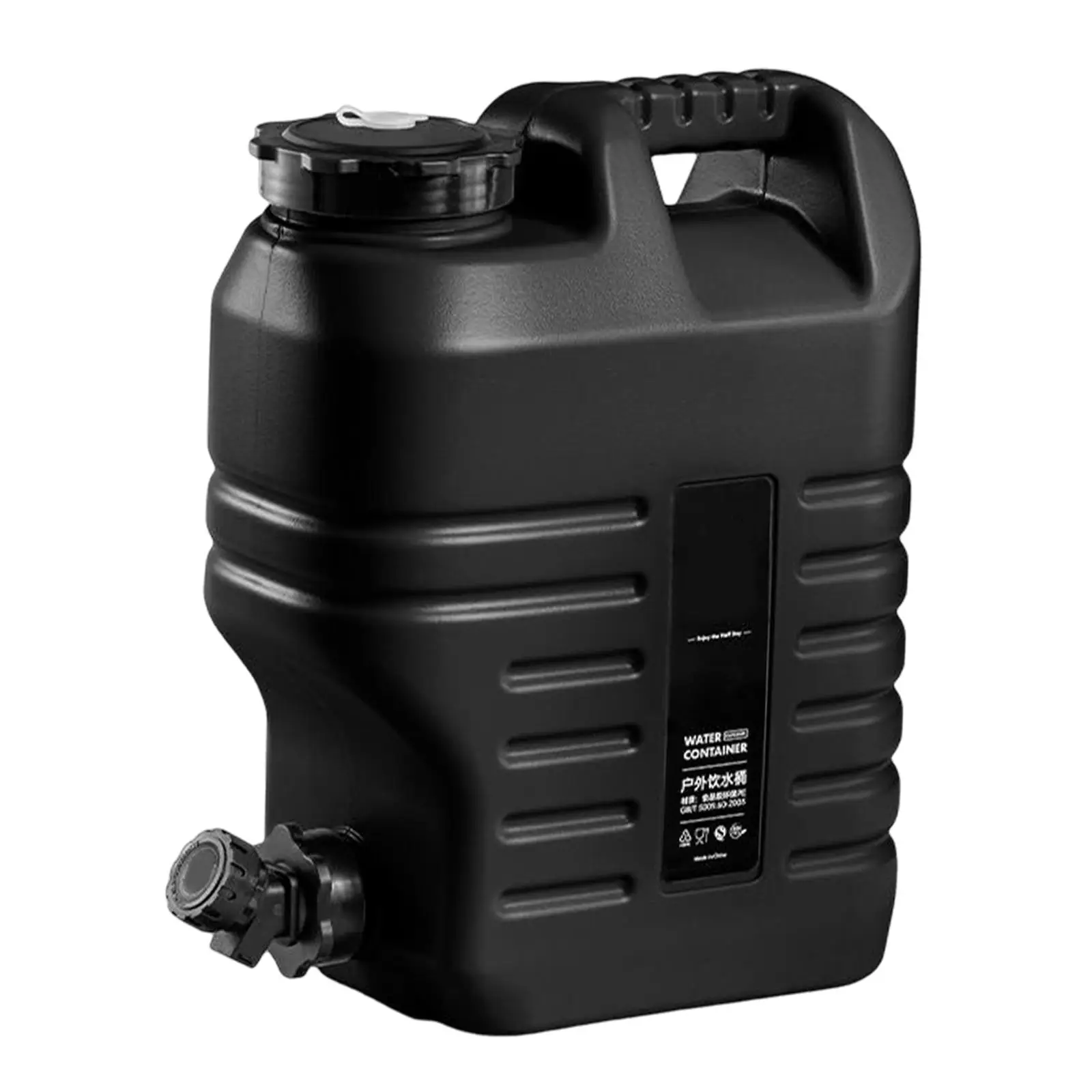 Water Container with Spigot Water Storage Carrier Large Capacity for Outdoor