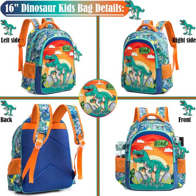 Dinosaur Backpack - A Personalized Dinosaur Backpack for Boys — Chub and  Bug Illustration