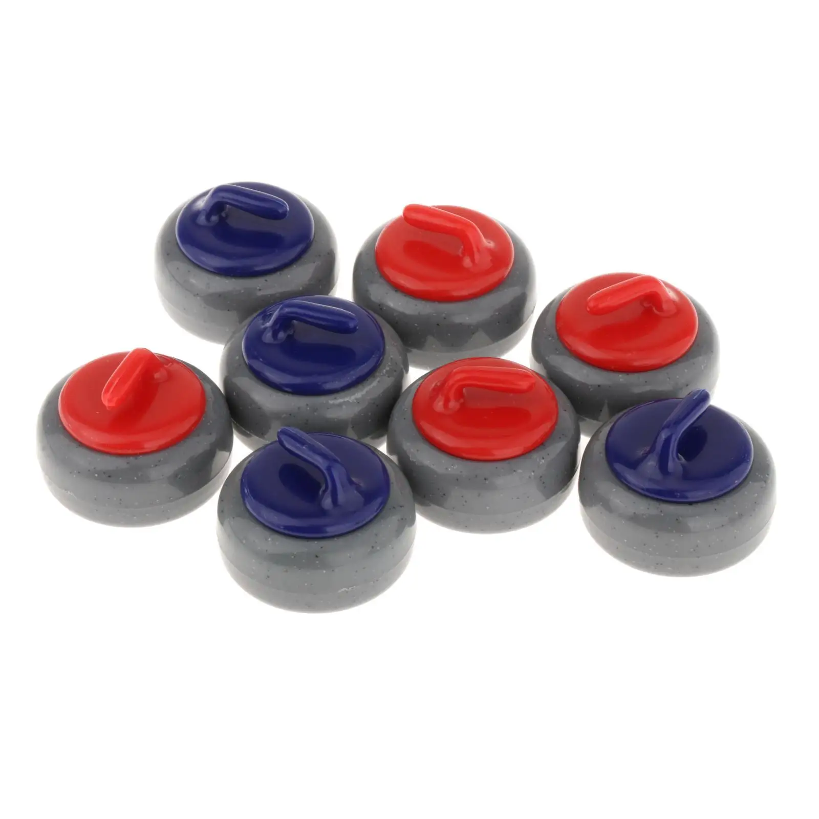  8x Tabletop Curling Game Pucks Floating Curling Ball Kids Adults Travel Portable Sports Toy Replacement Shuffleboard Rollers 