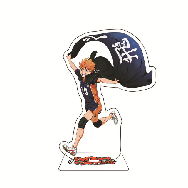 Anime Haikyuu!! Acrylic Stand Shoyo Hinata Volleyball Boys Figures Model  Desktop Plate Standing Signs Model Decor Collection - AliExpress