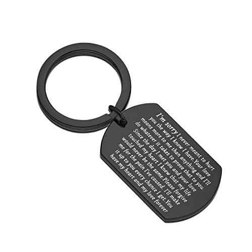 Entschuldigung Keychain Geschenk Sorry Geschenk für Apologizing ICH bin Sorry Keychain Vergib Mir Geschenke zu Sagen Sie sind Leider – Detail 2