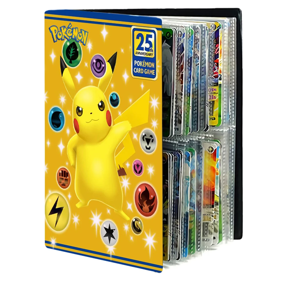 buik Het hotel Smeren Pokemon 25Th Anniversary Celebration 240Pcs Album Book Cartoon Card Map  Folder V Max Pocket Collection Card Book Child Toy Gift|Game Collection  Cards| - AliExpress