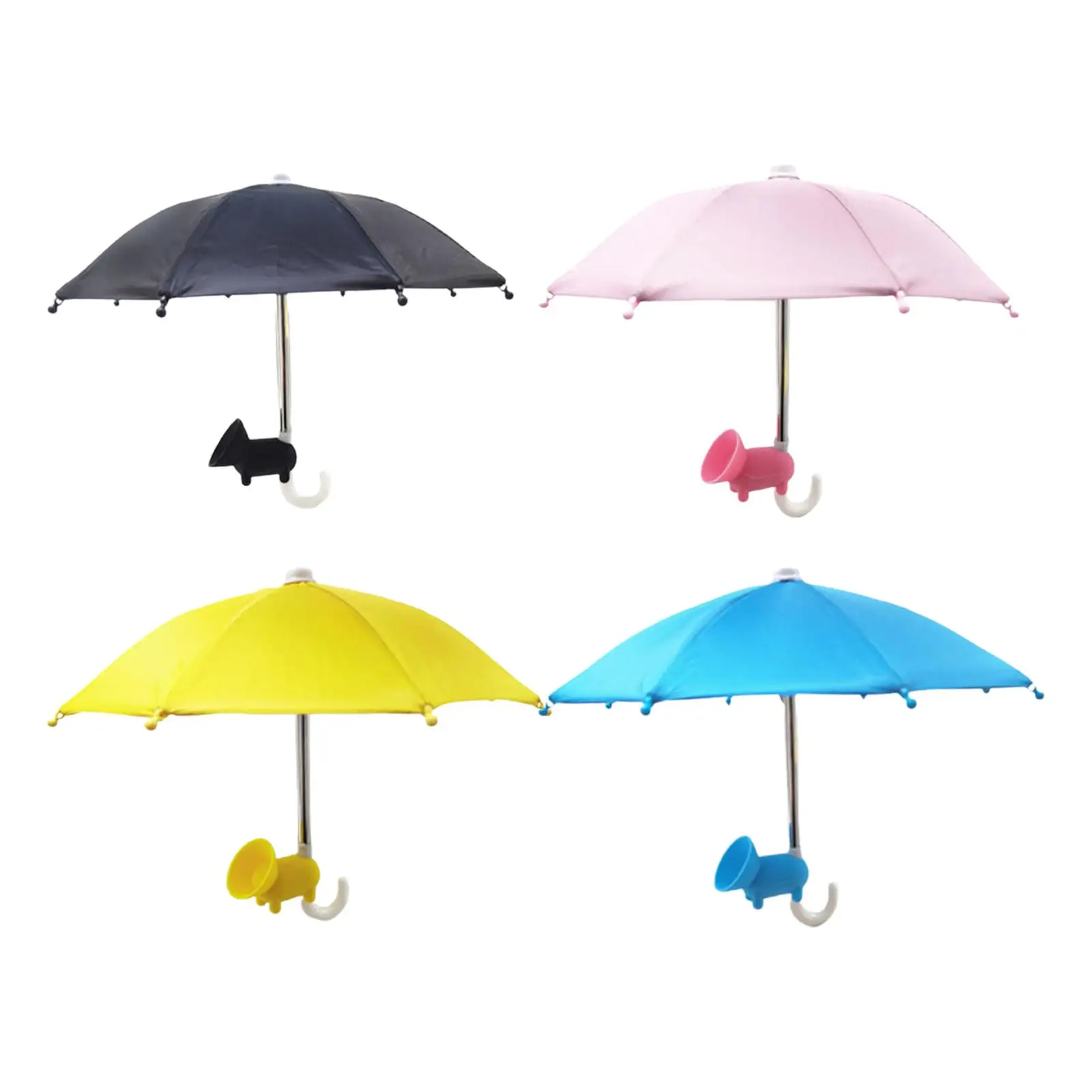 Smartphone Umbrella Stand Sun Shade Suction Cup Sturdy and Durable Daily Use Non Slip Pad Strong Adsorption Capacity Outdoor
