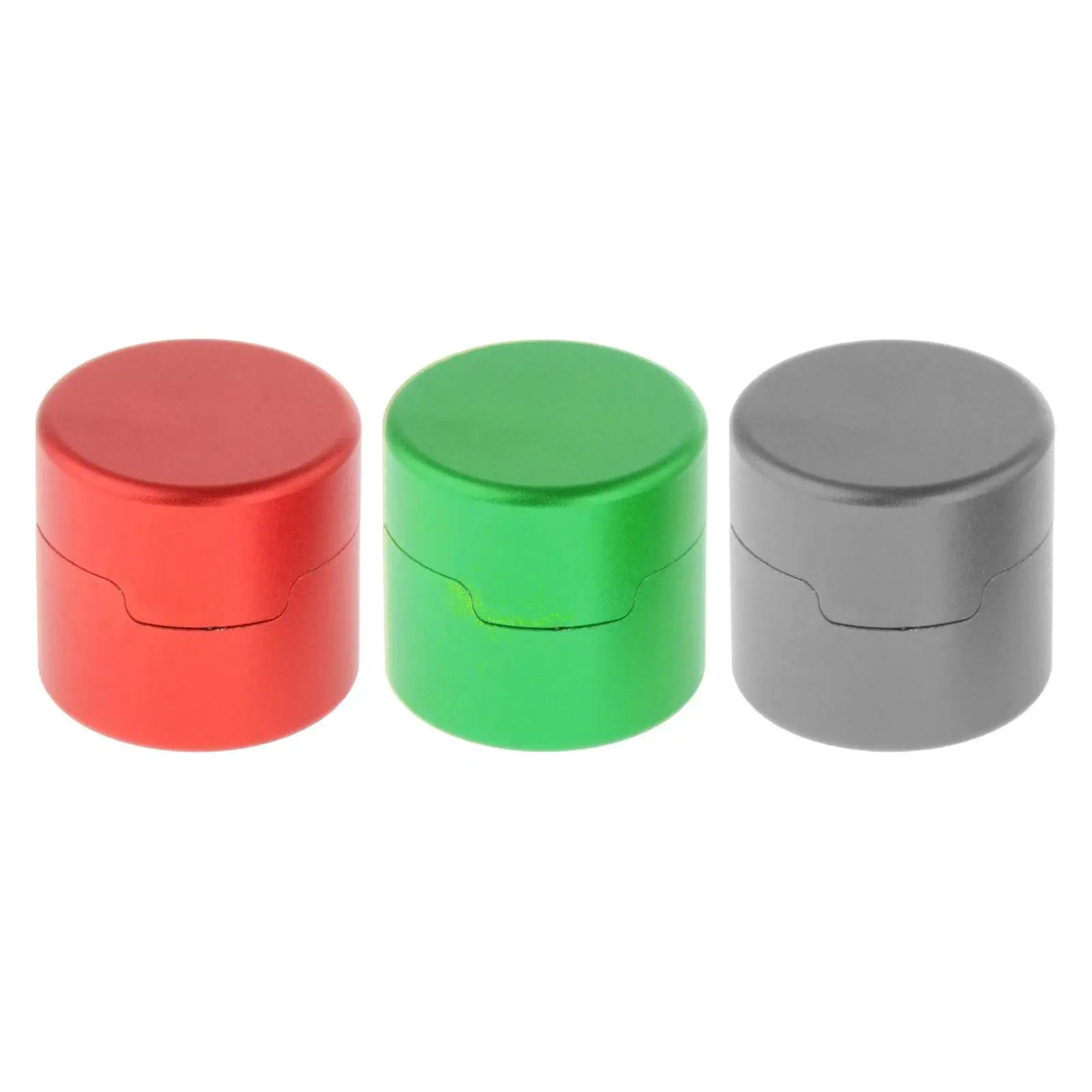 Pool Cue Chalk Holder Easy to Carry Container Round Shaped Cup Box Lightweight