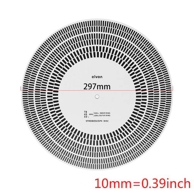 Speed Detection Strobe Turntable Strobe Disc – Speed Calibration Tool ...