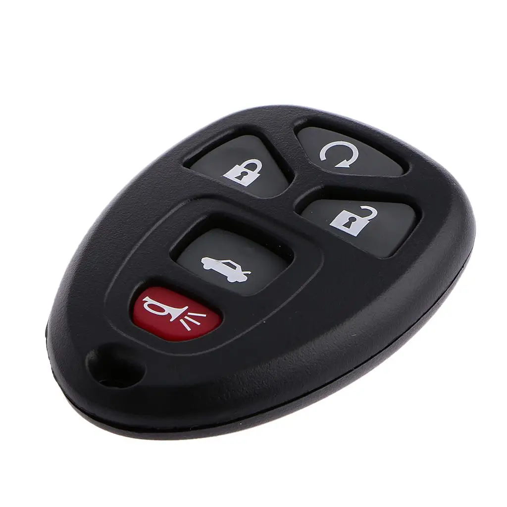 5 Buttons Key Shell Case For       Keyless Remote Control Starter Opener Car Accessories