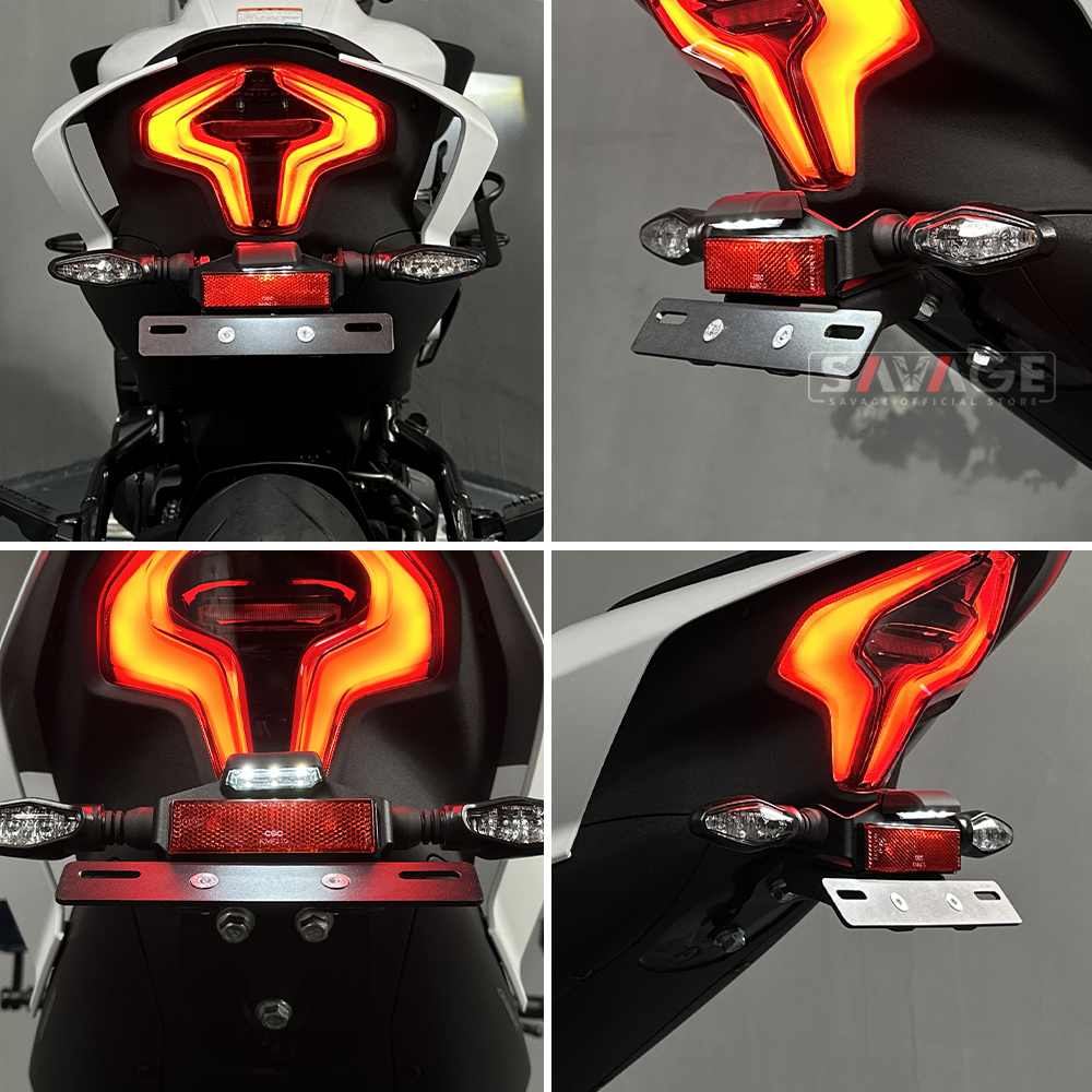 Kennzeichenhalter LED-Licht für CFMOTO 450SR 450SS 450NK 250 SRS 450 SR SS Motorradzubehör Tail Tidy Fender Eliminator – Detail 1