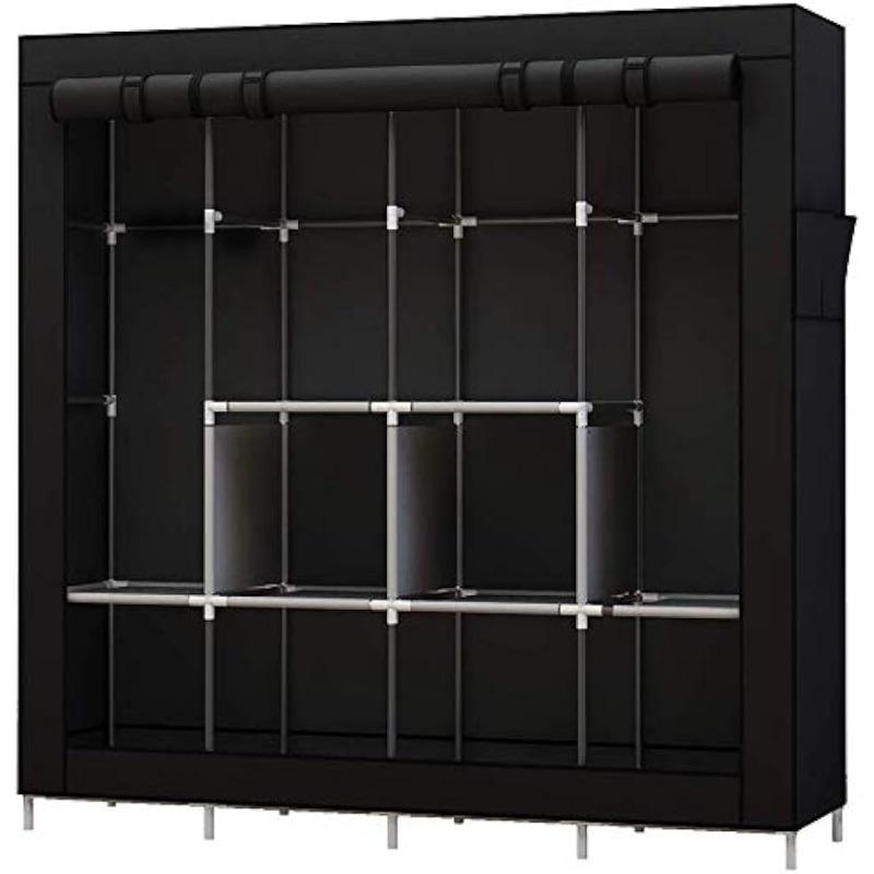 Title 2, UDEAR Portable Closet Large Wardrobe Closet Clo...