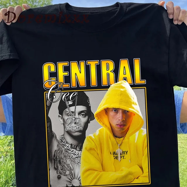 angelsaesthetics Central Cee Y2K Collage T-Shirt, Rapper, Nostalgia, Retro, Hip Hop, 90S, 2000S, Pop Culture, Urban Fashion, Streetwear