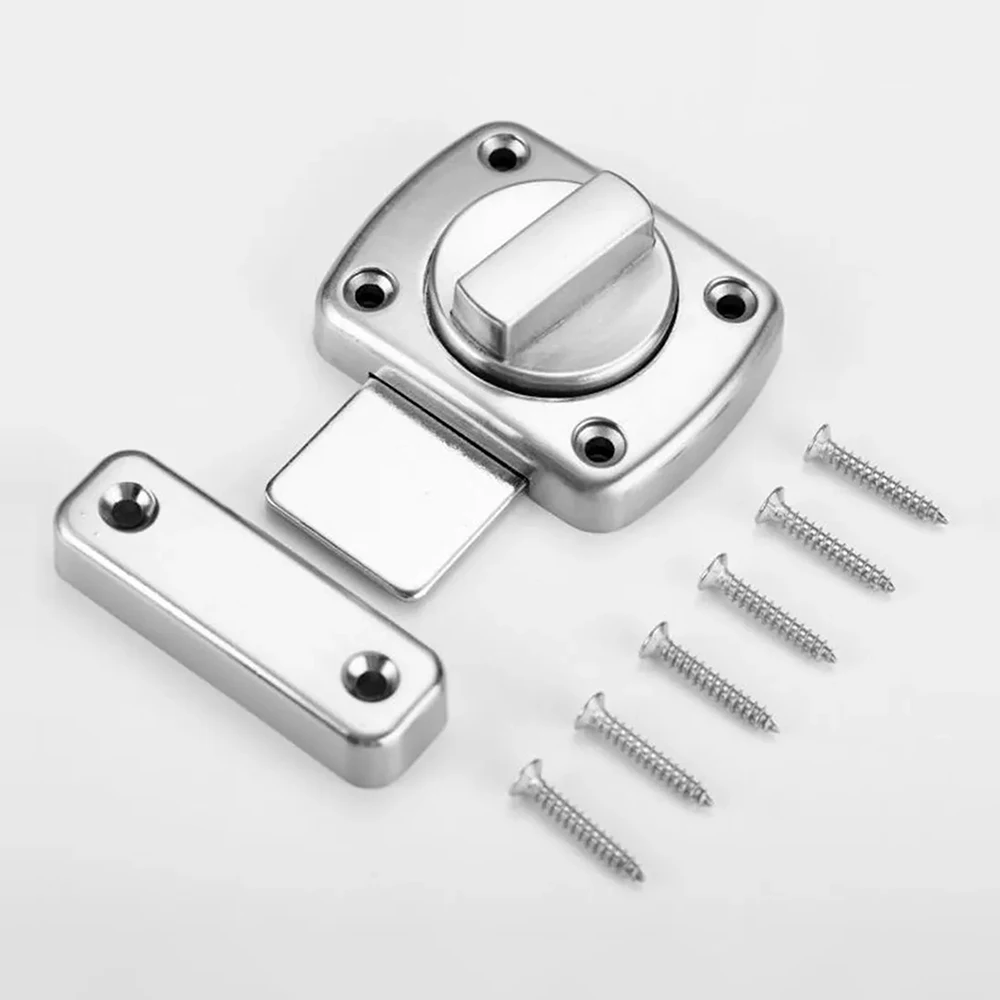 Description Picture 3 of itemPrivacy WC Latch Vacant Engaged Door Lock Toilet Shower cubicles & Bathroom Turn Twist Bolt Privacy Catch Latch