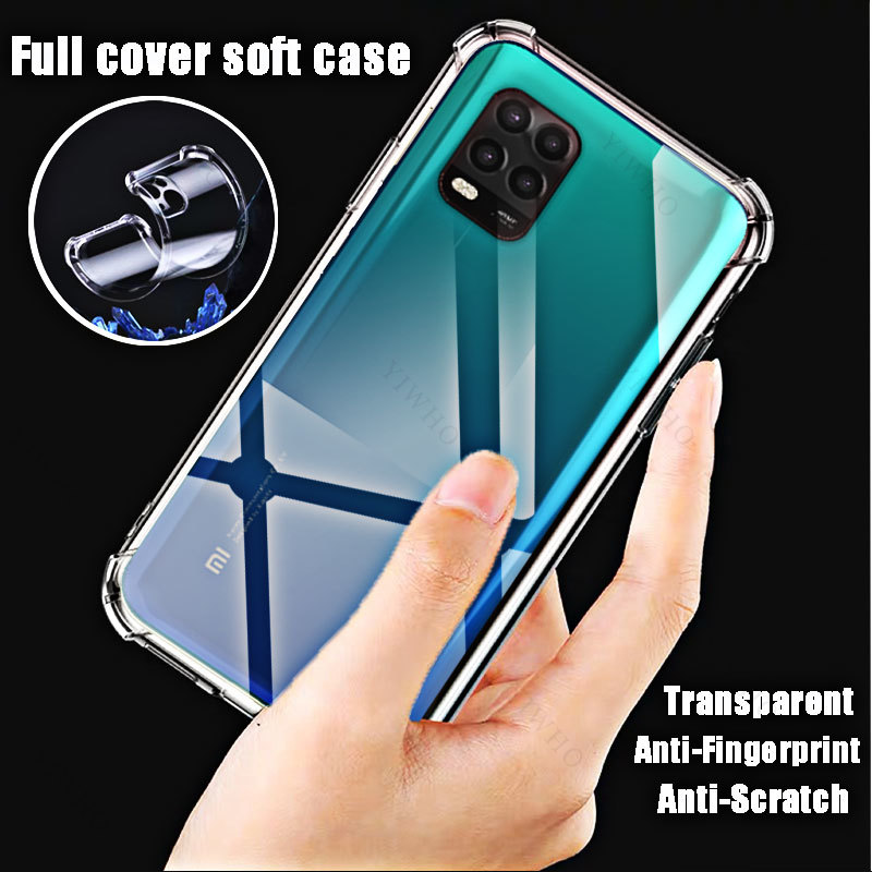 Klare Handyhülle für Xiaomi Mi 10 Lite 5G, TPU, transparent, HD-Abdeckungen, Schale für Xiaomi Mi 10 Lite 5 g, 6,57 Zoll, M2002J9G, stoßfest – Detail 5