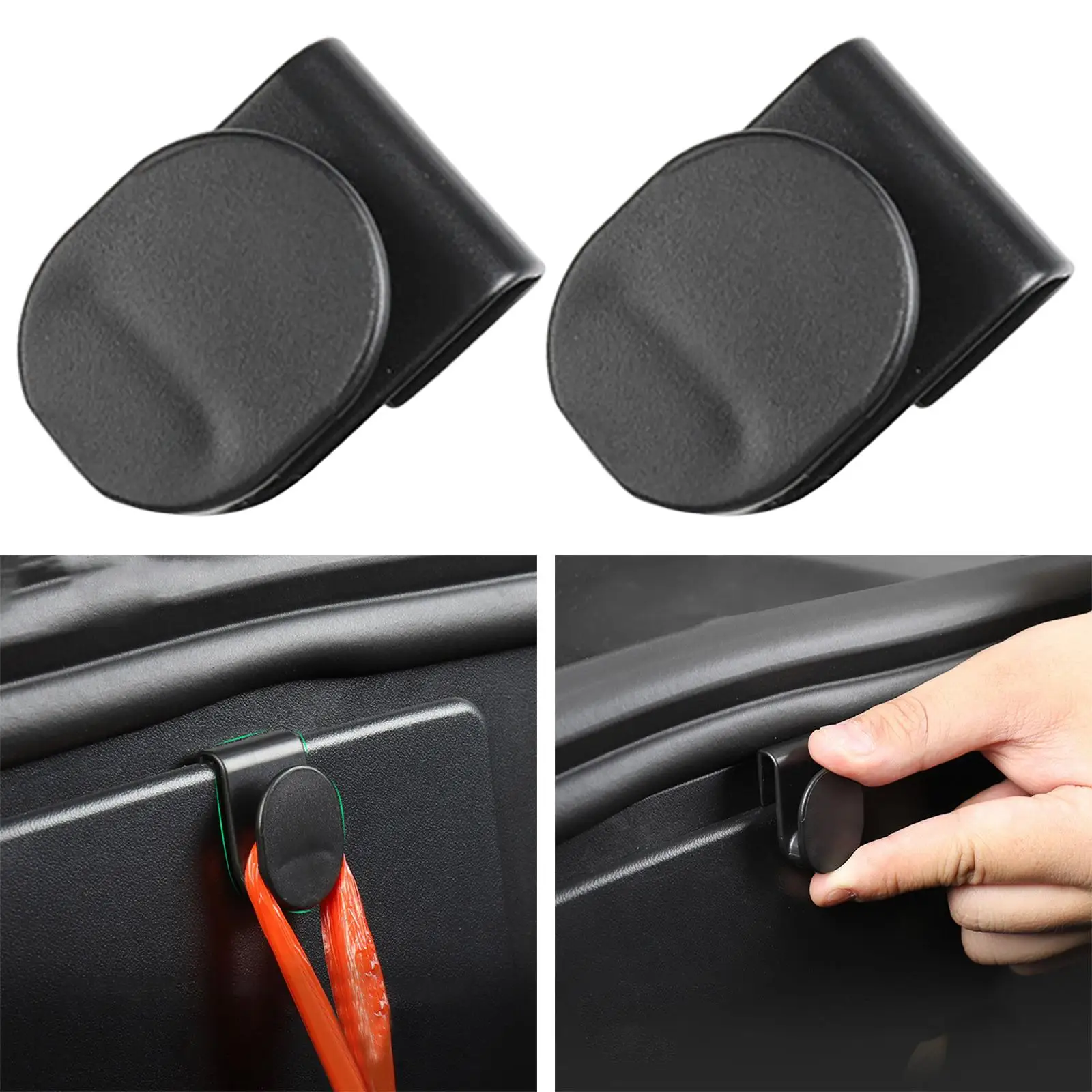 Tesla Model Y Front Trunk Hook Covers Organizer Compatible Interior Hook Fit for Decor